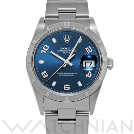 【ローン60回払い無金利】【中古】 ロレックス ROLEX オイスターパーペチュアル デイト 15210 D番(2005年頃製造) ブルー メンズ 腕時計 ロレックス 時計 高級腕時計 ブランド