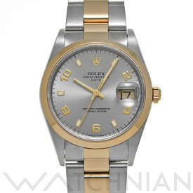 【ローン60回払い無金利】【中古】 ロレックス ROLEX オイスターパーペチュアル デイト 15203 A番(1998年頃製造) グレー メンズ 腕時計 ロレックス 時計 高級腕時計 ブランド