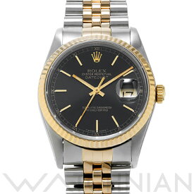 【4種選べるクーポン】【ローン60回払い無金利】【中古】 ロレックス ROLEX デイトジャスト 36 16233 C番(1992年頃製造) ブラック メンズ 腕時計 ロレックス 時計 高級腕時計 ブランド