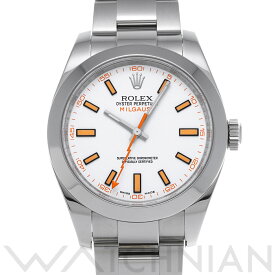【4種選べるクーポン】【ローン60回払い無金利】【中古】 ロレックス ROLEX ミルガウス 116400 V番(2008年頃製造) ホワイト メンズ 腕時計 ロレックス 時計 高級腕時計 ブランド