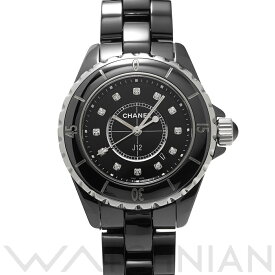 【ローン60回払い無金利】【中古】 シャネル CHANEL J12 33MM H1625 ブラックラッカー/ダイヤモンド レディース 腕時計 シャネル 時計 高級腕時計 ブランド