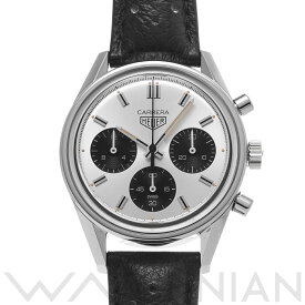 【4種選べるクーポン＆P2倍 5/20】【ローン60回払い無金利】【中古】 タグ ホイヤー TAG HEUER カレラ キャリバーホイヤー02 クロノグラフ 60th CBK221H.FC8317 グレー/ブラック メンズ 腕時計 タグ ホイヤー 時計 高級腕時計 ブランド