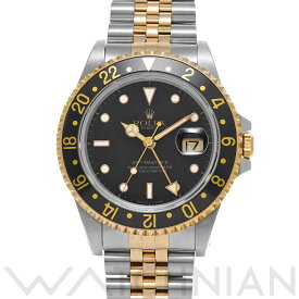 【5種選べるクーポン】【ローン60回払い無金利】【中古】 ロレックス ROLEX GMTマスターII 16713 S番(1993年頃製造) ブラック メンズ 腕時計 ロレックス 時計 高級腕時計 ブランド