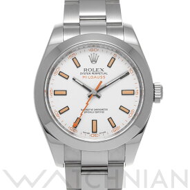 【4種選べるクーポン】【ローン60回払い無金利】【中古】 ロレックス ROLEX ミルガウス 116400 ランダムシリアル ホワイト メンズ 腕時計 ロレックス 時計 高級腕時計 ブランド