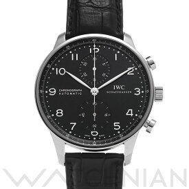 【5種選べるクーポン】【ローン60回払い無金利】【中古】 インターナショナルウォッチカンパニー IWC ポルトギーゼ クロノグラフ IW371447 ブラック メンズ 腕時計 インターナショナルウォッチカンパニー 時計 高級腕時計 ブランド