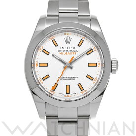 【4種選べるクーポン】【ローン60回払い無金利】【中古】 ロレックス ROLEX ミルガウス 116400 ランダムシリアル ホワイト メンズ 腕時計 ロレックス 時計 高級腕時計 ブランド