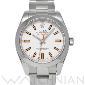 【4種選べるクーポン】【ローン60回払い無金利】【中古】 ロレックス ROLEX ミルガウス 116400 M番(2008年頃製造) ホワイト メンズ 腕時計 ロレックス 時計 高級腕時計 ブランド