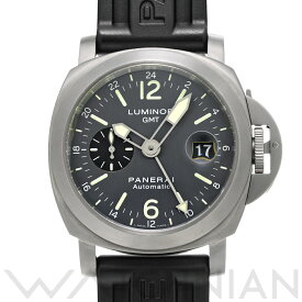 【4種選べるクーポン＆P2倍 5/25】【ローン60回払い無金利】【中古】 パネライ PANERAI ルミノール GMT PAM00089 G番(2004年製造) ブラック メンズ 腕時計 パネライ 時計 高級腕時計 ブランド