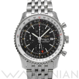 【4種選べるクーポン＆P2倍 5/25】【ローン60回払い無金利】【中古】 ブライトリング BREITLING ナビタイマー ワールド A242B26NP ブラック メンズ 腕時計 ブライトリング 時計 高級腕時計 ブランド