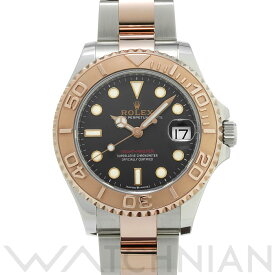 【全品ポイント2倍 5/30】【ローン60回払い無金利】【中古】 ロレックス ROLEX ヨットマスター 37 268621 ランダムシリアル ブラック ユニセックス 腕時計 ロレックス 時計 高級腕時計 ブランド