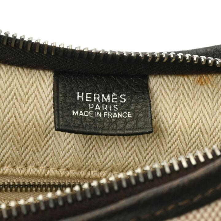 楽天市場】エルメス HERMES サック ルコ MM ベージュ トワルアッシュ 