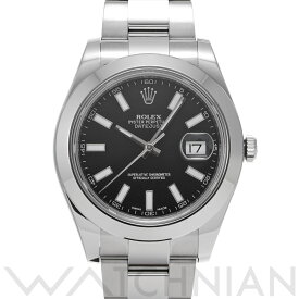 【5種選べるクーポン】【ローン60回払い無金利】【中古】 ロレックス ROLEX デイトジャストII 116300 ランダムシリアル ブラック メンズ 腕時計 ロレックス 時計 高級腕時計 ブランド