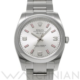 【5種選べるクーポン】【ローン60回払い無金利】【中古】 ロレックス ROLEX エアキング 114200 G番(2010年頃製造) シルバー メンズ 腕時計 ロレックス 時計 高級腕時計 ブランド