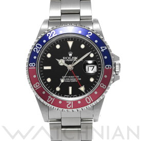 【5種選べるクーポン】【ローン60回払い無金利】【中古】 ロレックス ROLEX GMTマスター 16700 W番(1994年頃製造) ブラック メンズ 腕時計 ロレックス 時計 高級腕時計 ブランド