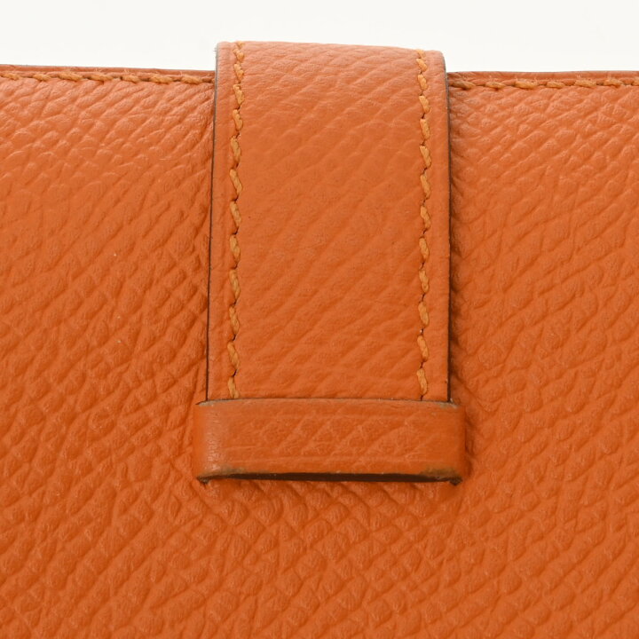 楽天市場】エルメス HERMES ベアン コンパクト オレンジ/ローズアザレ 