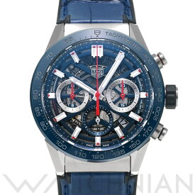 【ローン60回払い無金利】【中古】 タグ ホイヤー TAG HEUER カレラ キャリバー ホイヤー02 クロノグラフ CBG2011.FC6430 スケルトン メンズ 腕時計 タグ ホイヤー 時計 高級腕時計 ブランド