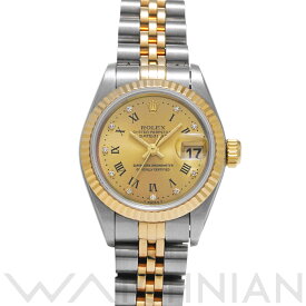 【ローン60回払い無金利】【中古】 ロレックス ROLEX デイトジャスト 69173G W番(1995年頃製造) シャンパン/ダイヤモンド レディース 腕時計 ロレックス 時計 高級腕時計 ブランド
