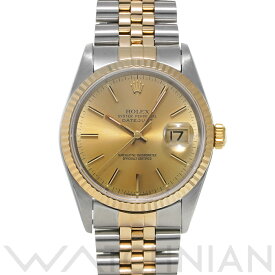 【ローン60回払い無金利】【中古】 ロレックス ROLEX デイトジャスト 16233 T番(1996年頃製造) シャンパン メンズ 腕時計 ロレックス 時計 高級腕時計 ブランド