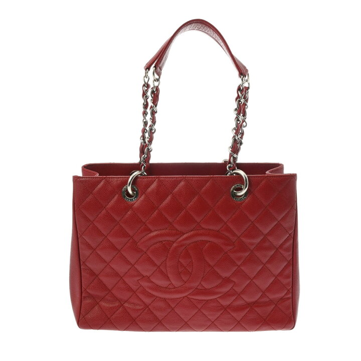 楽天市場】シャネル CHANEL マトラッセ GST チェーントート レッド  