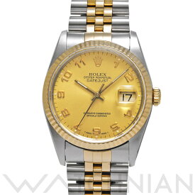 【ローン60回払い無金利】【中古】 ロレックス ROLEX デイトジャスト 16233 X番(1993年頃製造) シャンパン メンズ 腕時計 ロレックス 時計 高級腕時計 ブランド