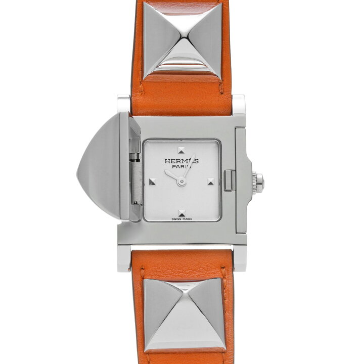 楽天市場】エルメス HERMES メドール ME3.210 シルバー レディース  