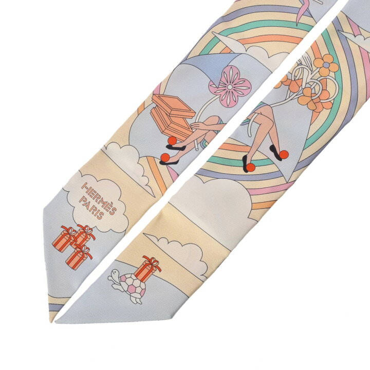 楽天市場】エルメス HERMES ツイリー CARRES VOLANTS マルチカラー  
