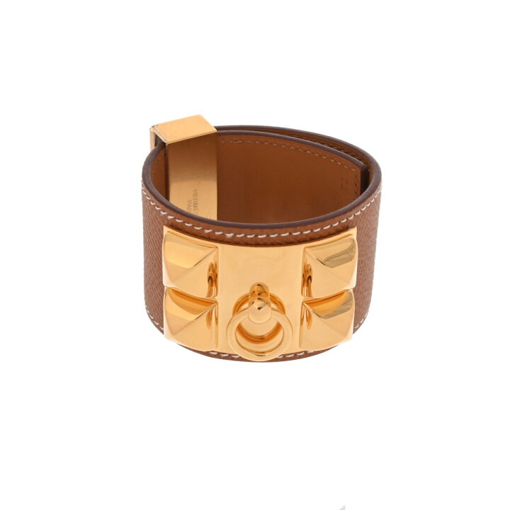楽天市場】エルメス HERMES コリエドシアン バングル ＃T2 ゴールド 