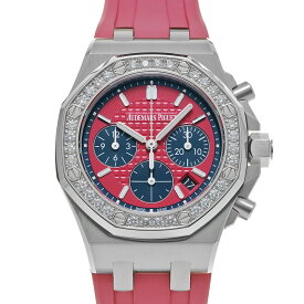 オーデマ ピゲ AUDEMARS PIGUET ロイヤルオーク クロノグラフ 26231ST.ZZ.D069CA.01 ピンク/ブルー レディース 腕時計 オーデマ ピゲ 時計 高級腕時計 ブランド 【ローン48回払い無金利】【中古】