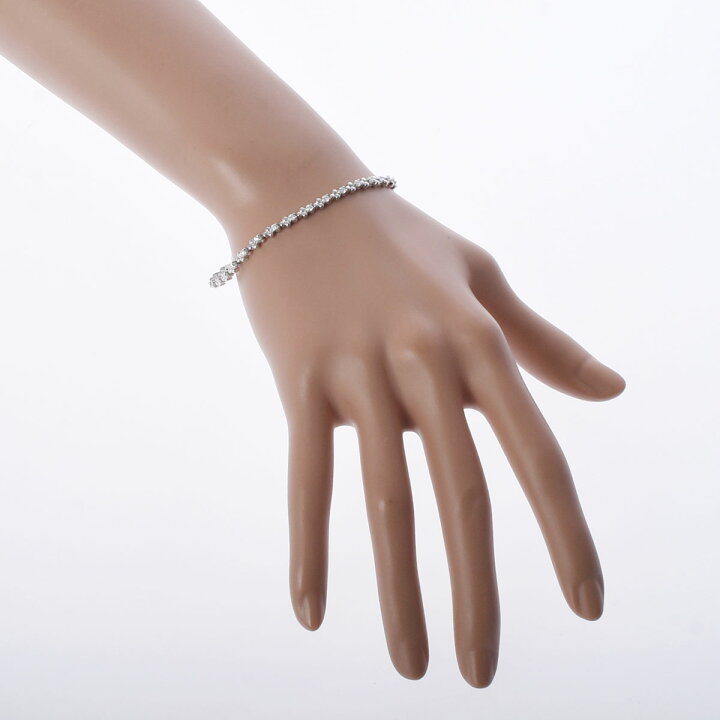 楽天市場】タサキ TASAKI テニスブレスレット K18ホワイトゴールド 