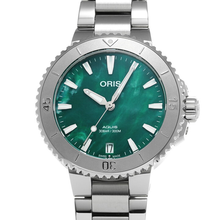 楽天市場】オリス ORIS アクイス デイト ブレスネット 01 733 7770  