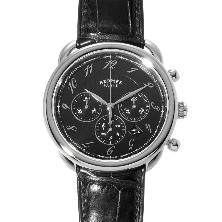 楽天市場】エルメス HERMES アルソー クロノグラフ AR4.910 ブラック  