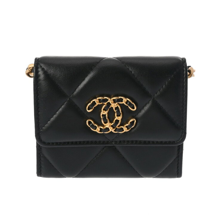 楽天市場】シャネル CHANEL マトラッセ CHANEL19 チェーンコインパース  