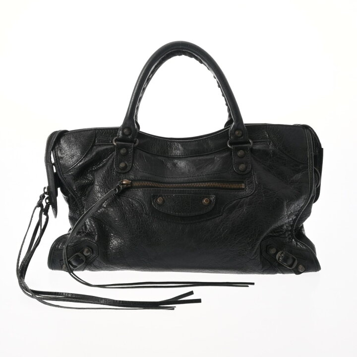 楽天市場】バレンシアガ BALENCIAGA ザ・シティ ブラック 115748 