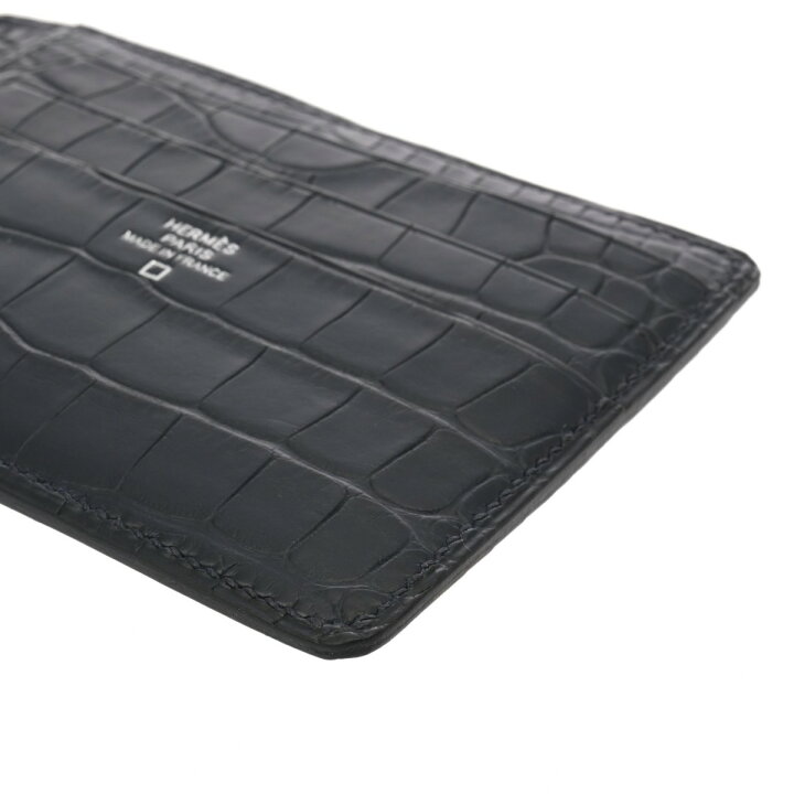 楽天市場】エルメス HERMES シティ 8CC ブルーインディゴ アリゲーター 