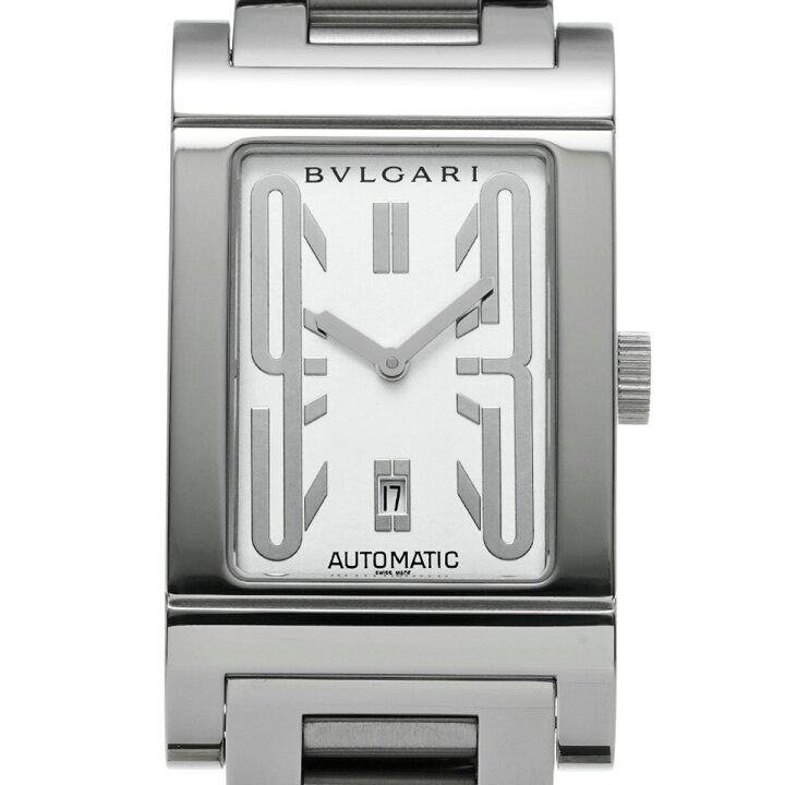 楽天市場】ブルガリ BVLGARI レッタンゴロ RT45S ホワイト メンズ  