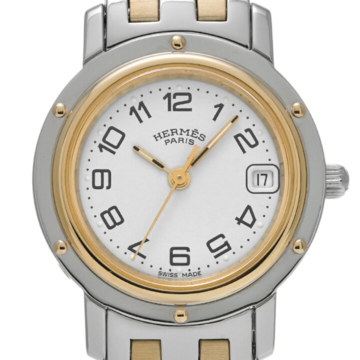 楽天市場】エルメス HERMES クリッパー CL4.220 ホワイト レディース 