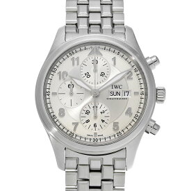 IWC パイロットウォッチ クロノグラフ スピットファイア IW371705 シルバー メンズ 腕時計 IWC 時計 高級腕時計 ブランド 【ローン48回払い無金利】【中古】