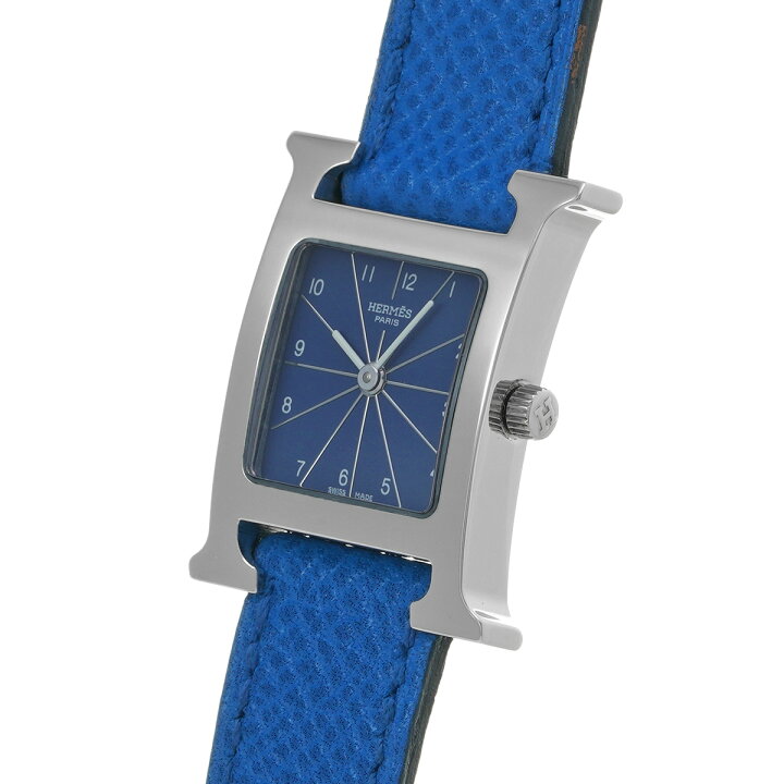 楽天市場】エルメス HERMES Hウォッチ HH1.210 ブルー レディース  