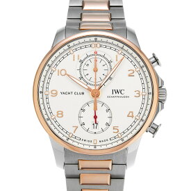 【〜1/16 最大3万円クーポン】IWC ポルトギーゼ ヨットクラブ クロノグラフ IW390703 シルバーメッキ メンズ 腕時計 IWC 時計 高級腕時計 ブランド 【ローン48回払い無金利】【中古】