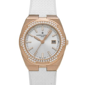 ヴァシュロン コンスタンタン VACHERON CONSTANTIN オーヴァーシーズ クォーツ 1205V/000R-B592 シルバー レディース 腕時計 ヴァシュロン コンスタンタン 時計 高級腕時計 ブランド 【ローン48回払い無金利】【中古】