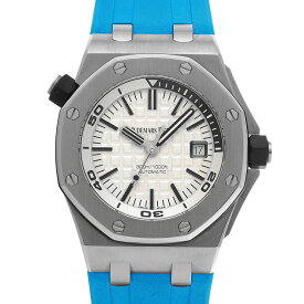 オーデマ ピゲ AUDEMARS PIGUET ロイヤルオーク オフショア ダイバー 15710ST.OO.A002CA.02 ホワイト メンズ 腕時計 オーデマ ピゲ 時計 高級腕時計 ブランド 【ローン48回払い無金利】【中古】