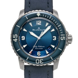 ブランパン Blancpain フィフティ ファゾムス オートマティック 5015 12B40 O52A ブルー メンズ 腕時計 ブランパン 時計 高級腕時計 ブランド 【ローン36回払い無金利】【中古】