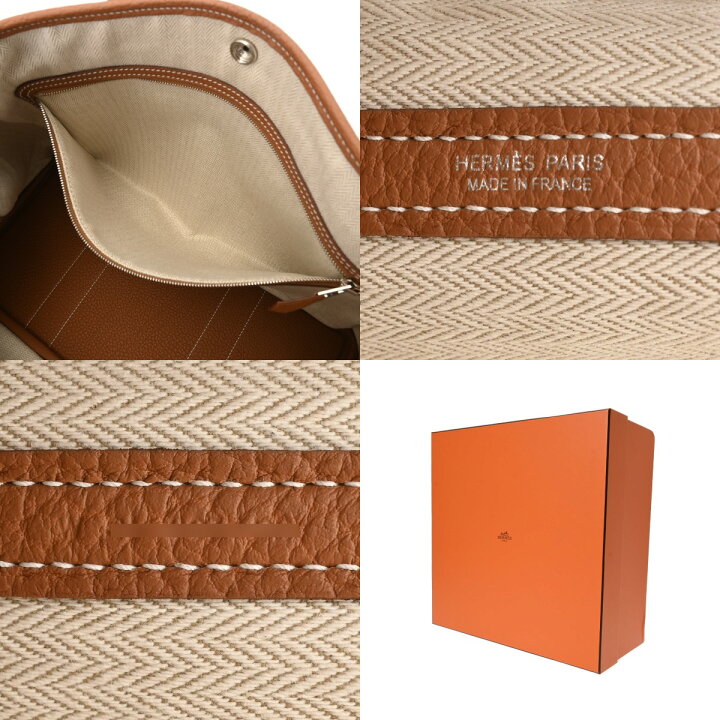 楽天市場】エルメス HERMES ガーデンパーティ PM ゴールド ネゴンダ 