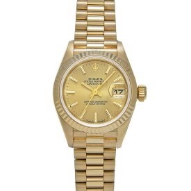 【〜8/11 最大3万円クーポン】ロレックス ROLEX デイトジャスト 69178 W番(1995年頃製造) シャンパン レディース 腕時計 ロレックス 時計 高級腕時計 ブランド 【ローン36回払い無金利】【中古】