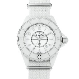 【〜11/11 最大3万円クーポン】シャネル CHANEL J12 G.10 GLOSS H4656 ホワイト メンズ 腕時計 シャネル 時計 高級腕時計 ブランド 【ローン48回払い無金利】【中古】