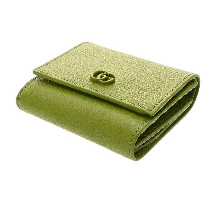楽天市場】グッチ GUCCI ウォレット ダブルG グリーン 598587 レザー  