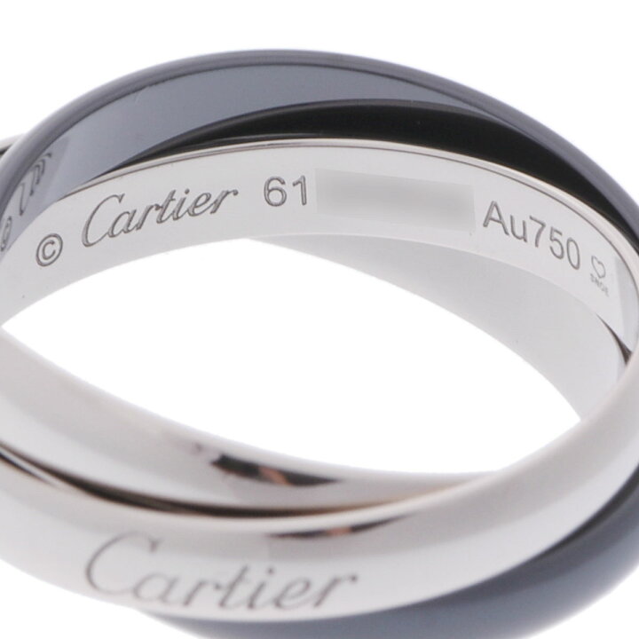 楽天市場】カルティエ CARTIER トリニティリング #61 CRB4095661 K18 