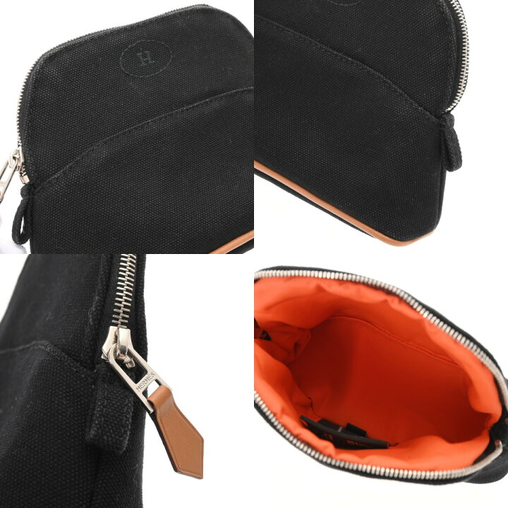 楽天市場】エルメス HERMES ボリード ポーチ ミニミニ ブラック 