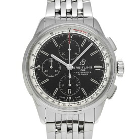 【〜7/11 最大3万円クーポン】ブライトリング BREITLING プレミエ クロノグラフ 42 A13315351B1A1 ブラック メンズ 腕時計 ブライトリング 時計 高級腕時計 ブランド 【ローン36回払い無金利】【中古】