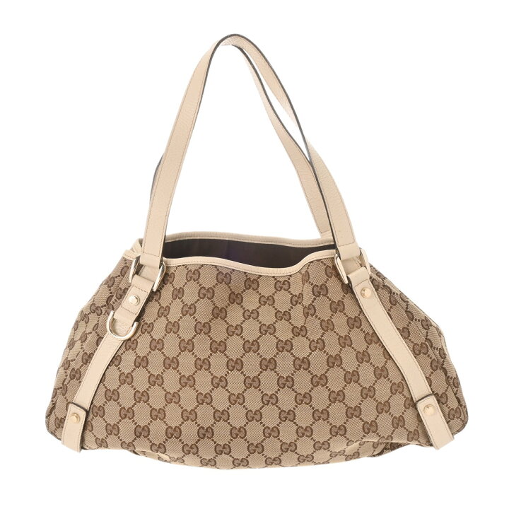 楽天市場】グッチ GUCCI アビートートバッグ ベージュ/エボニー 